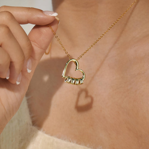 Names in Embrace - Personalised Heart Necklace
